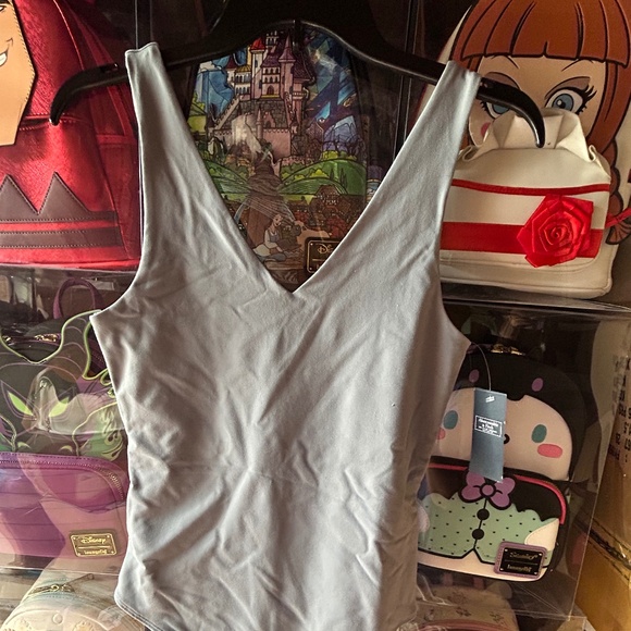 Abercrombie & Fitch Seamless V Neck Soft A & F Collection Bodysuit Women - Picture 1 of 9